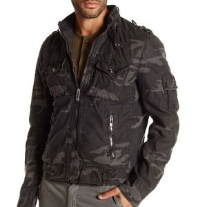 Rogue State Moto Jacket Sz XL Slim-fit Cafe Racer